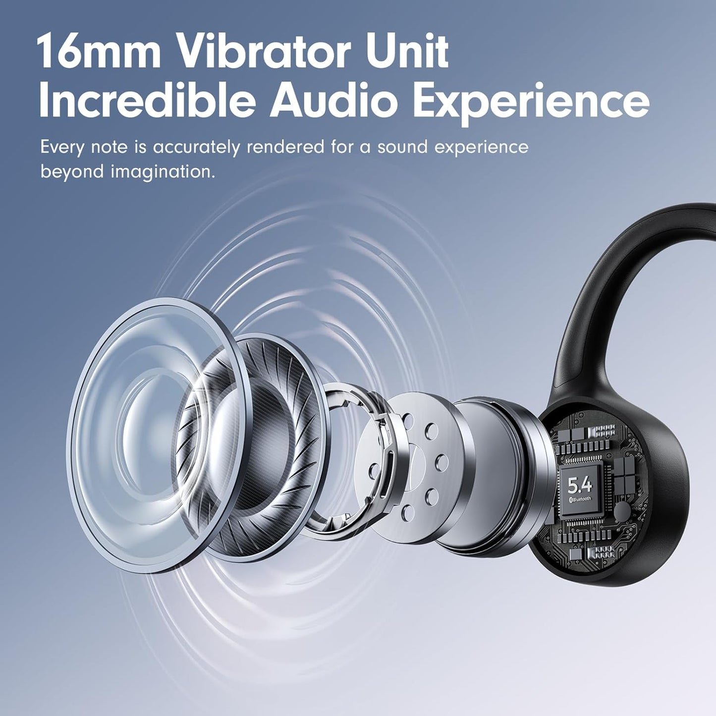 Mrytky bone conduction headphones open ear wireless black
Mrytky Bluetooth 5.4 sport headphones with mic
Mrytky waterproof bone conduction headset for running
Mrytky open ear headphones with 10 hour battery life
Mrytky wraparound bone conduction earphones for cycling
Mrytky IPX5 waterproof Bluetooth headphones side view
Mrytky titanium frame wireless sport headphones top view
Mrytky ergonomic bone conduction headphones on model