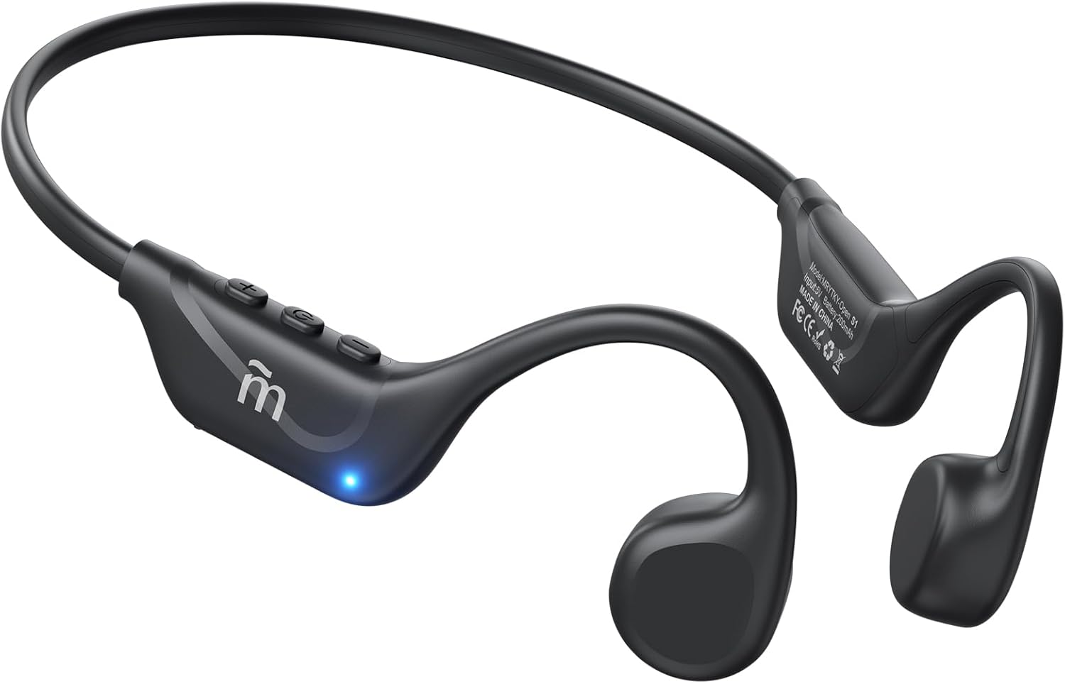 Mrytky bone conduction headphones open ear wireless black
Mrytky Bluetooth 5.4 sport headphones with mic
Mrytky waterproof bone conduction headset for running
Mrytky open ear headphones with 10 hour battery life
Mrytky wraparound bone conduction earphones for cycling
Mrytky IPX5 waterproof Bluetooth headphones side view
Mrytky titanium frame wireless sport headphones top view
Mrytky ergonomic bone conduction headphones on model