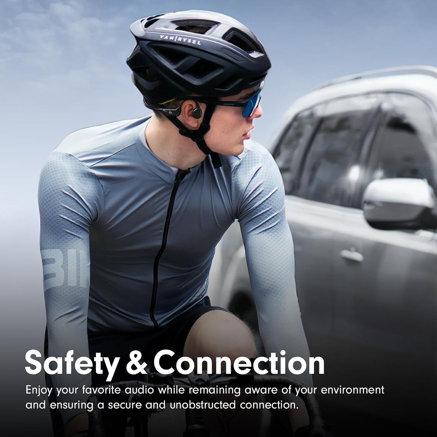 Mrytky bone conduction headphones open ear wireless black
Mrytky Bluetooth 5.4 sport headphones with mic
Mrytky waterproof bone conduction headset for running
Mrytky open ear headphones with 10 hour battery life
Mrytky wraparound bone conduction earphones for cycling
Mrytky IPX5 waterproof Bluetooth headphones side view
Mrytky titanium frame wireless sport headphones top view
Mrytky ergonomic bone conduction headphones on model